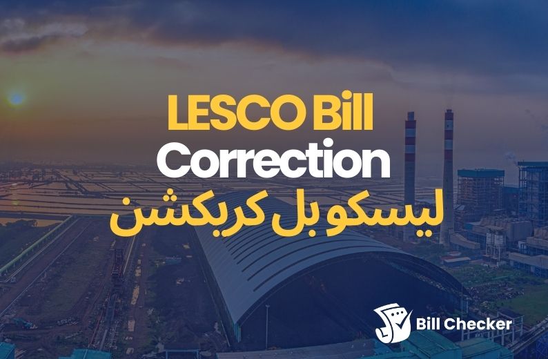 LESCO Bill Correction
