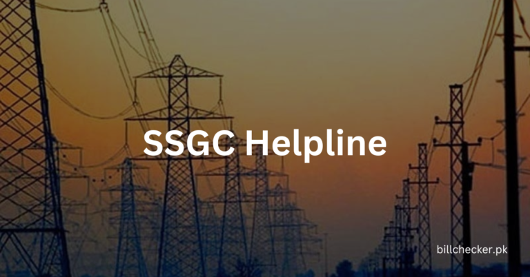 SSGC Helpline – Sui Southern Gas Company Limited