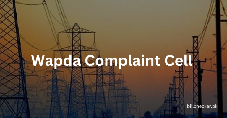 Wapda Complaint Cell and Helpline Numbers