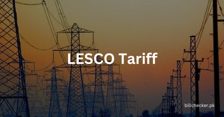 LESCO Tariff – Lahore Electricity Unit Price 2024