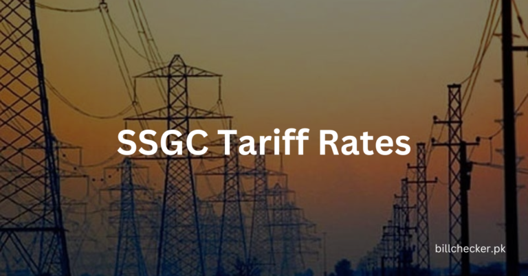 SSGC Tariff – Gas Unit Price